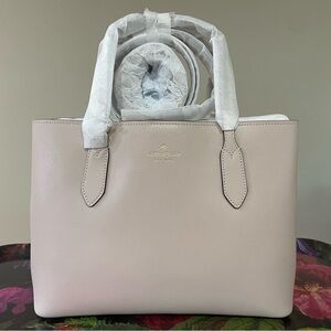 KATE SPADE Harper Satchel in Husk (light color) NWT pristine